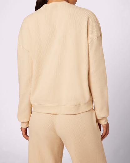 Cozy Crewneck | Cozy Waffle | Archive (Creme Brulee)