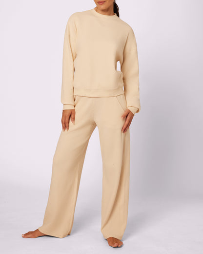 Cozy Crewneck | Cozy Waffle | Archive (Creme Brulee)