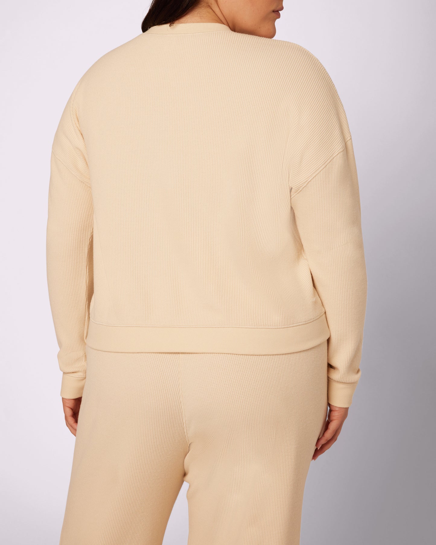Cozy Crewneck | Cozy Waffle | Archive (Creme Brulee)