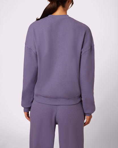 Cozy Crewneck | Cozy Waffle | Archive (Fog)