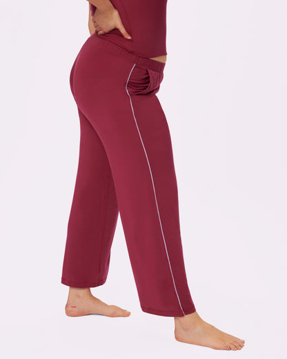 Cloud Sleep Pocket Pant | SuperSoft (Lambrusco)