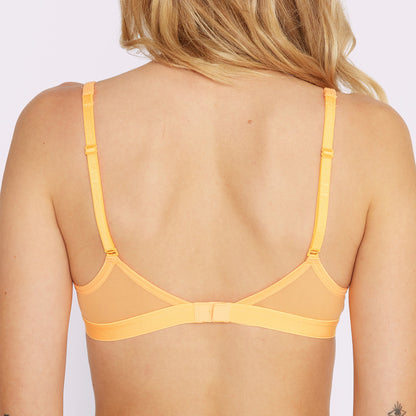 Plunge Bralette | Silky Mesh  | Archive (Mango)