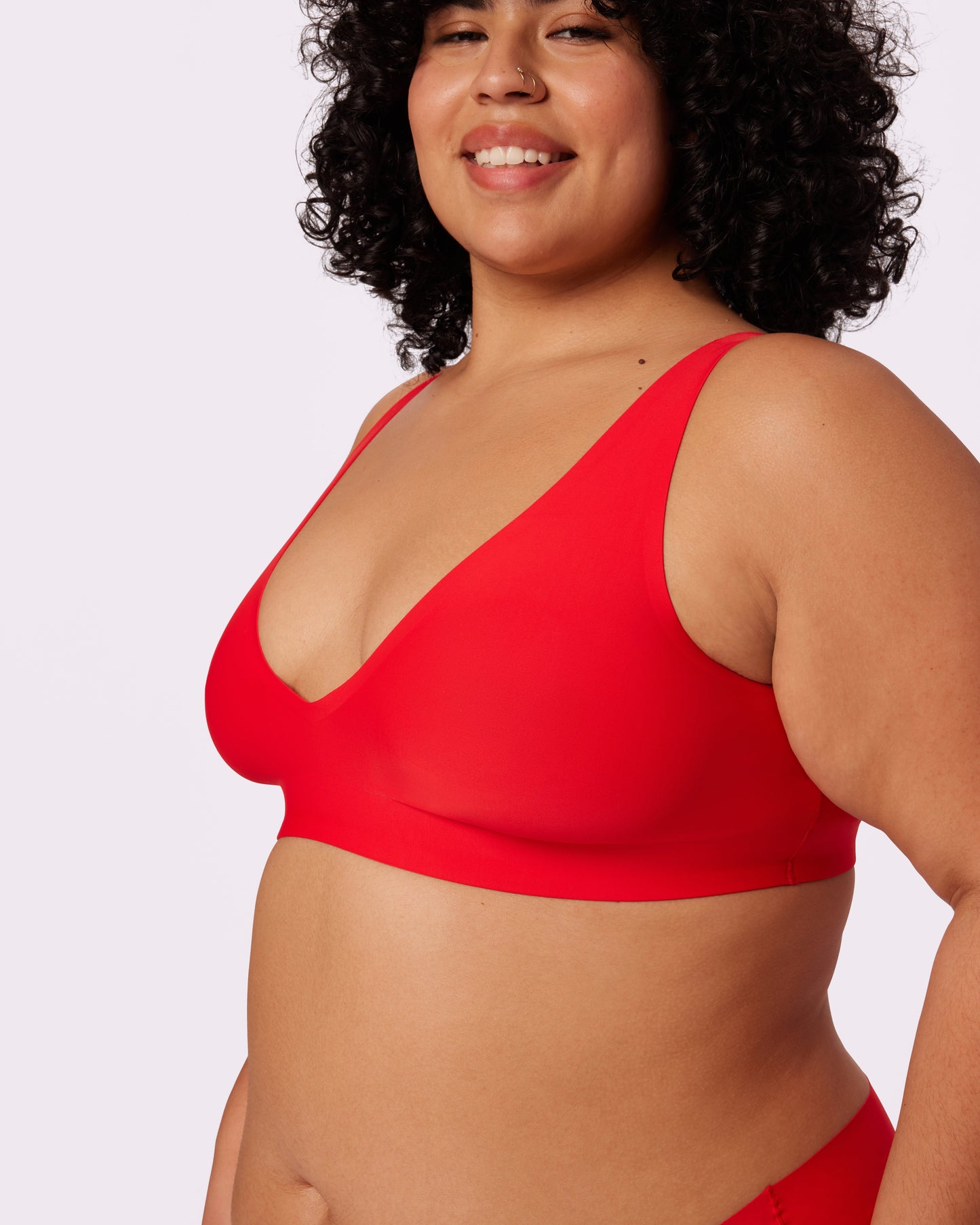 Support Lift Plunge Bralette | Seamless Universal (Balloon)