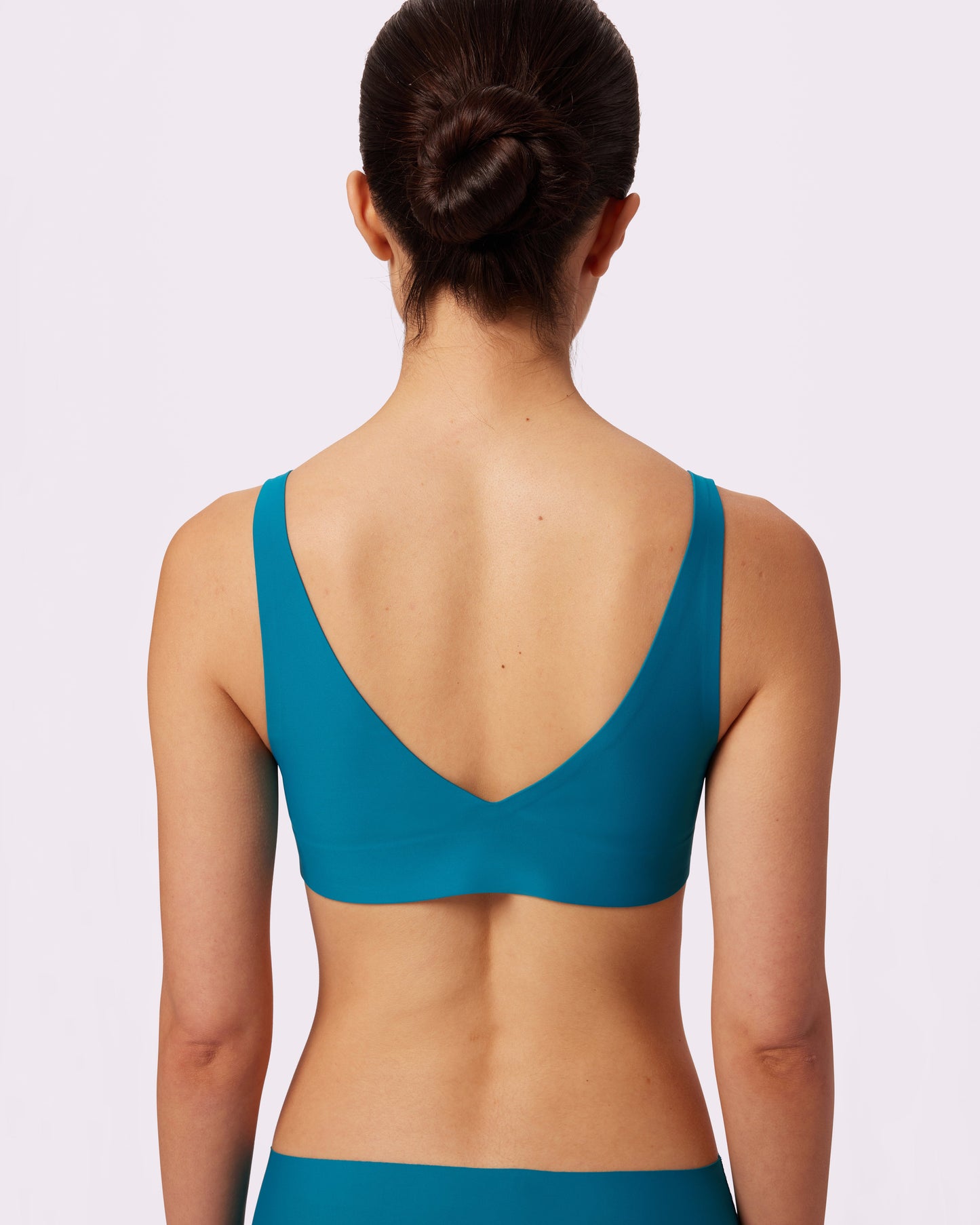 Support Lift Plunge Bralette | Seamless Universal (Lagoon)