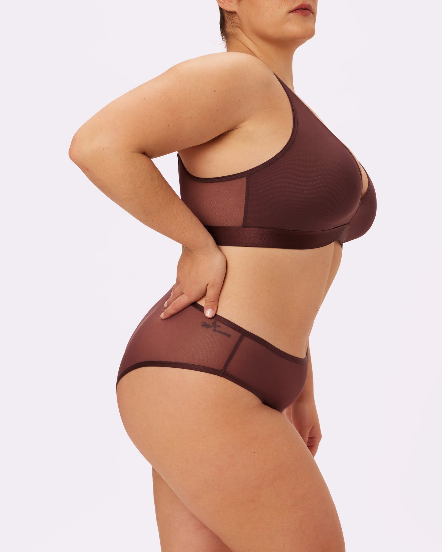 Plunge Bralette | Silky Mesh | Archive (Pony)