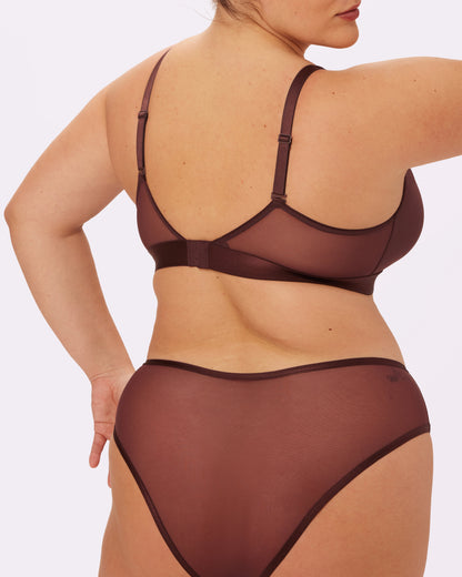 Plunge Bralette | Silky Mesh | Archive (Pony)