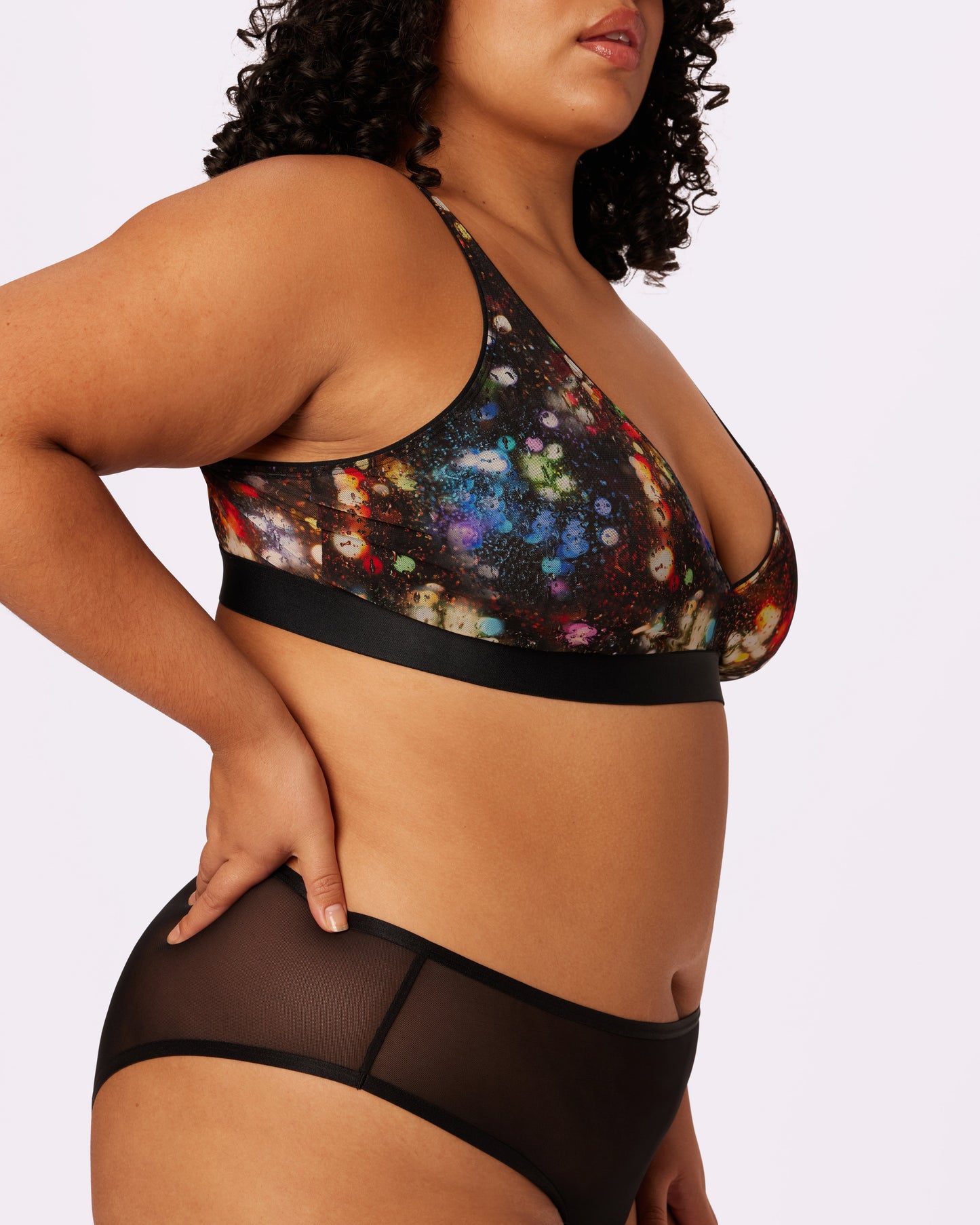 Plunge Bralette | Silky Mesh | Archive (Cruise Control)