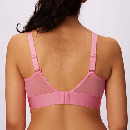 Plunge Bralette | Silky Mesh | Archive (Bubble Gum)