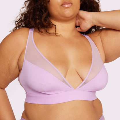 Dream Mesh Plunge Bralette | Ultra-Soft Re:Play | Archive (Gumdrop)