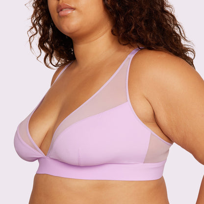 Dream Mesh Plunge Bralette | Ultra-Soft Re:Play | Archive (Gumdrop)