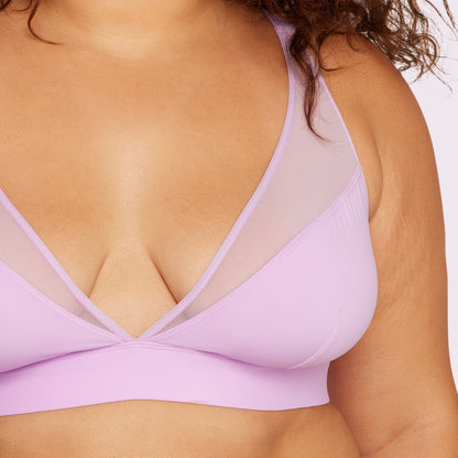 Dream Mesh Plunge Bralette | Ultra-Soft Re:Play | Archive (Gumdrop)