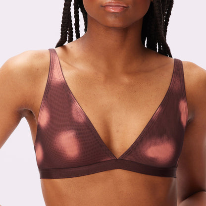 Plunge Bralette | Silky Mesh | Archive (Mirage)