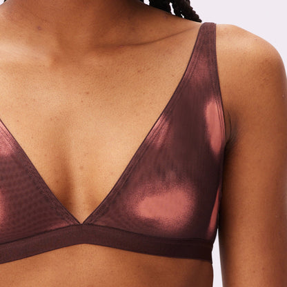 Plunge Bralette | Silky Mesh | Archive (Mirage)
