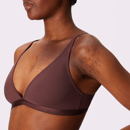 Plunge Bralette | Silky Mesh | Archive (Pony)