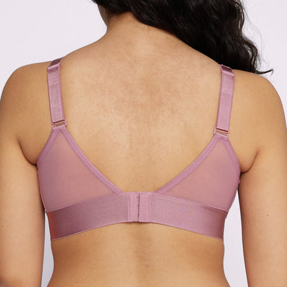 Plunge Bralette | Silky Mesh | Archive (Rose Petal)