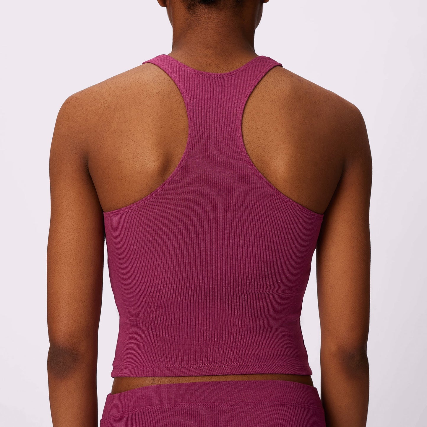 Lush Essential Racer Tank | Lush Rib | Archive (Black Cherry)