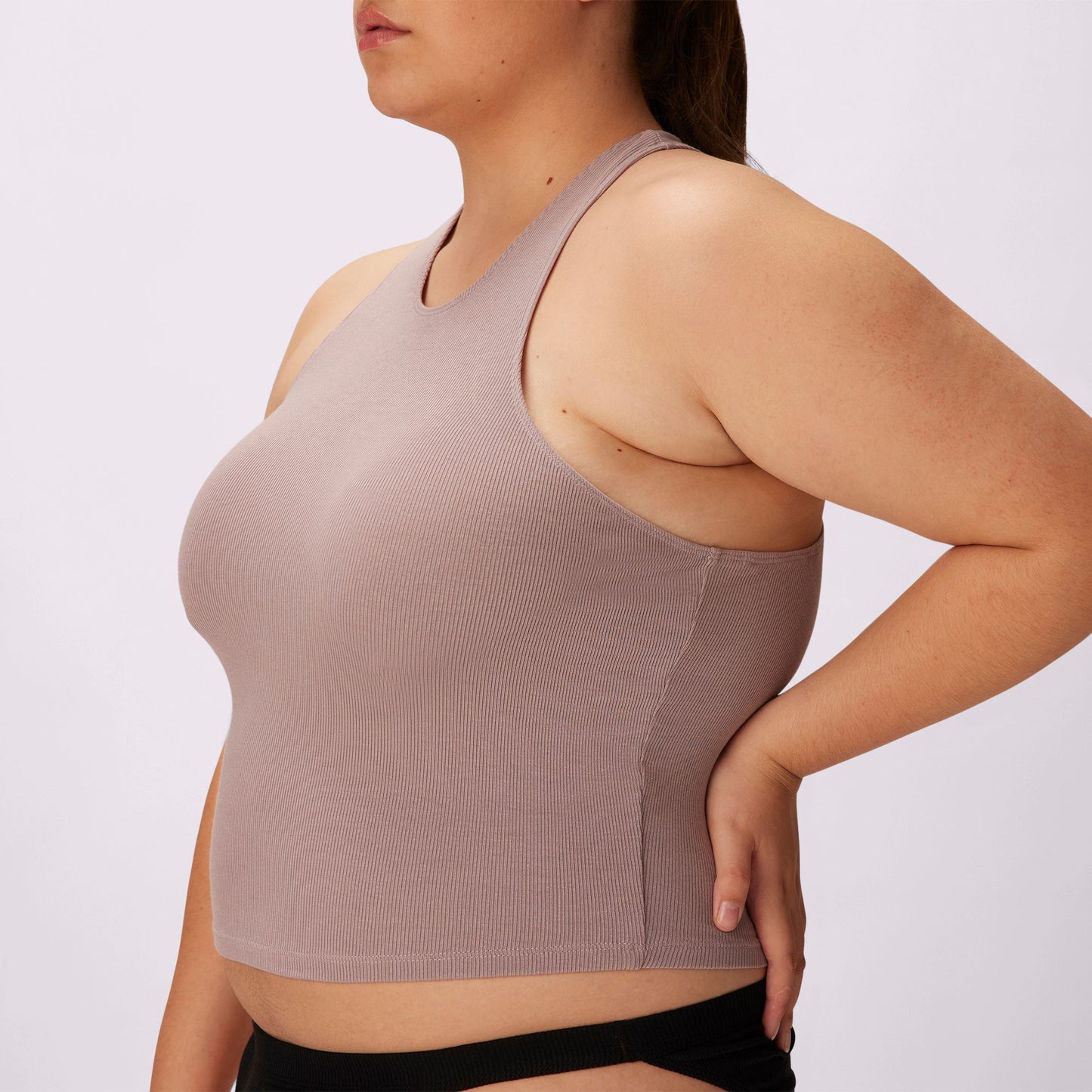 Lush Essential Racer Tank | Lush Rib | Archive (Sandcastle)