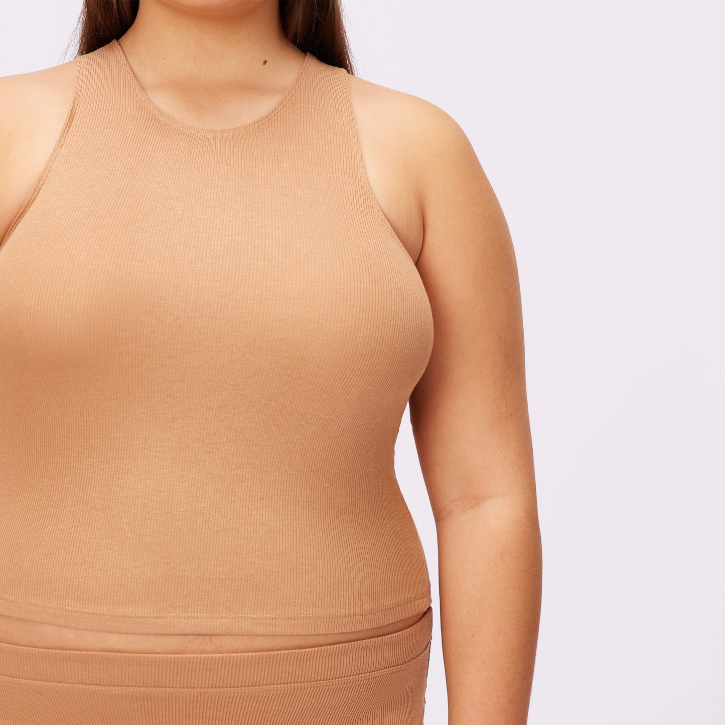 Lush Essential Racer Tank | Lush Rib | Archive (Teddy)