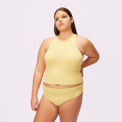 Lush Essential Racer Tank | Lush Rib | Archive (Honeydew)