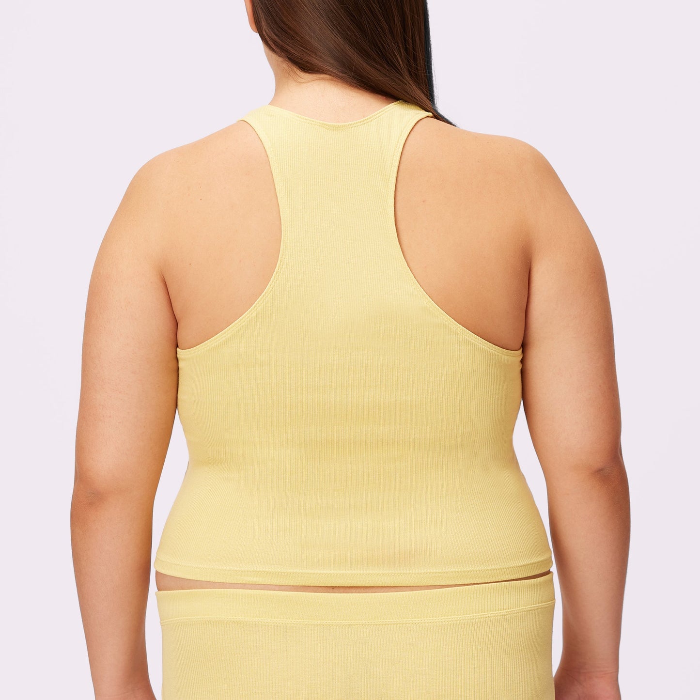 Lush Essential Racer Tank | Lush Rib | Archive (Honeydew)