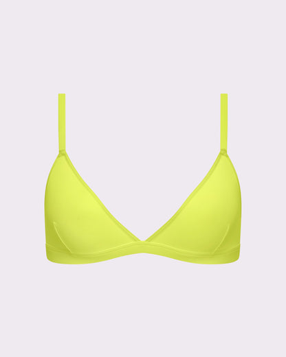 Re:Play Triangle Bralette | Ultra-Soft Re:Play (Lemon)