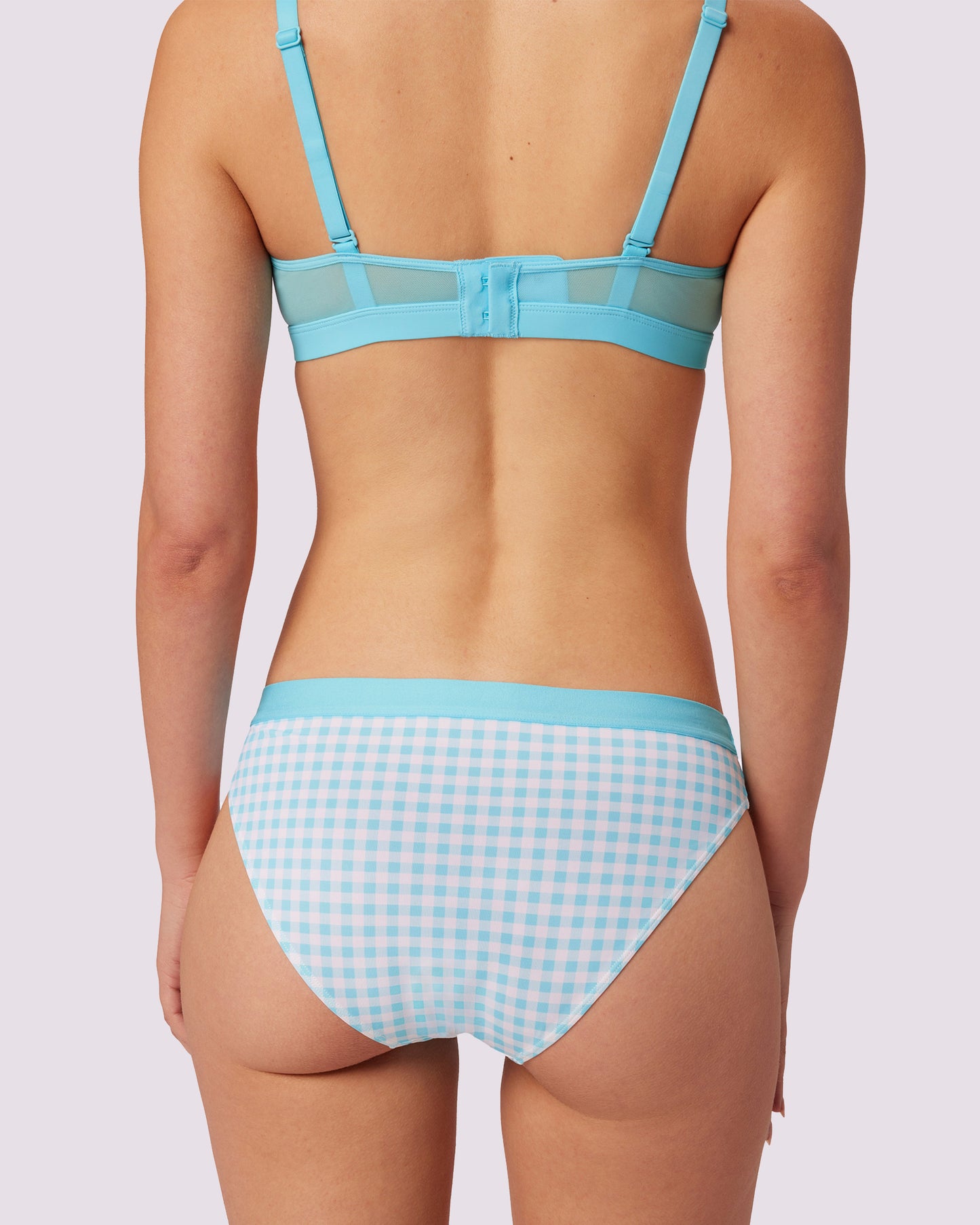 Re:Play Scoop Bralette | Ultra-Soft Re:Play (Tide Pool Gingham)