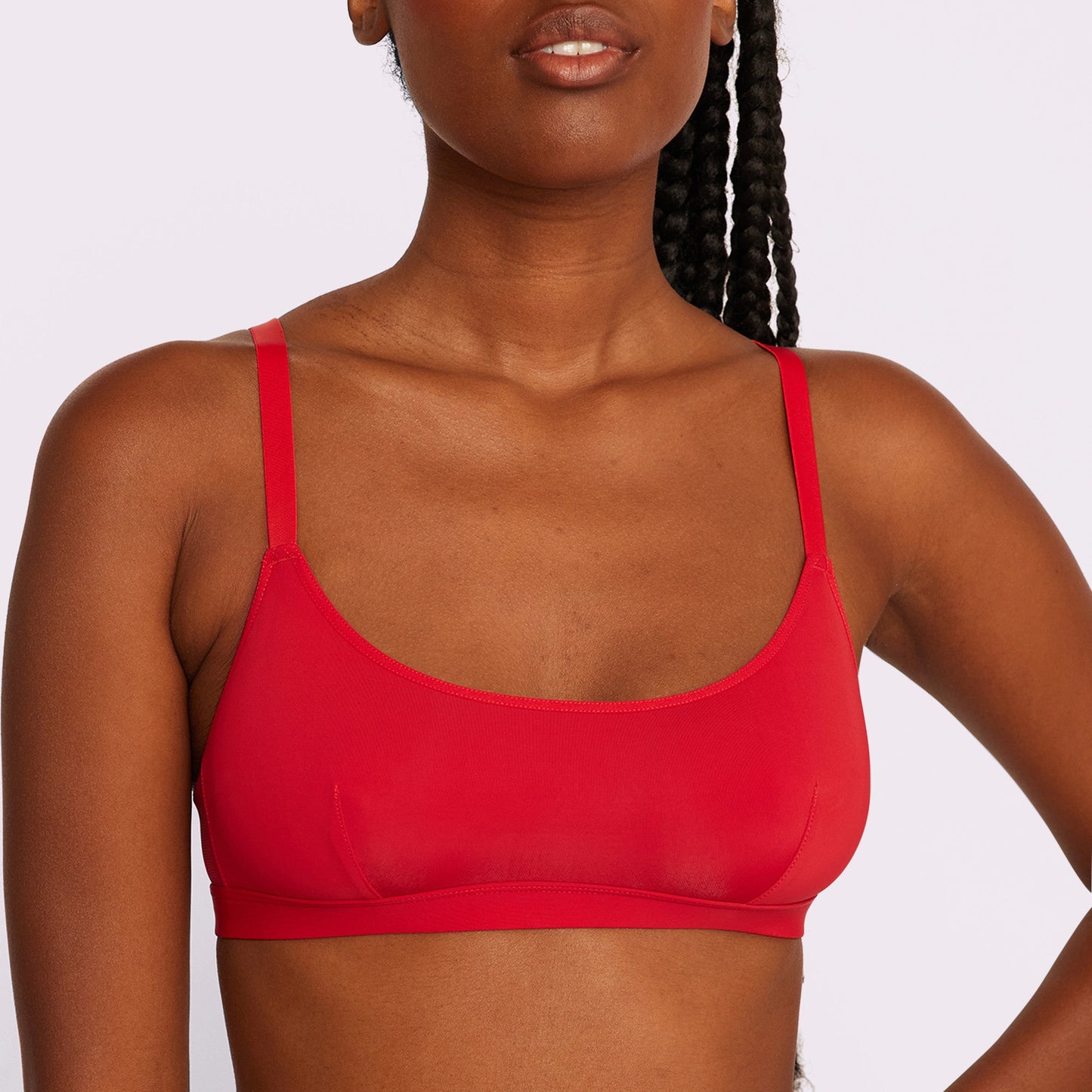 Re:Play Scoop Bralette | Ultra-Soft Re:Play | Archive (Red Velvet)