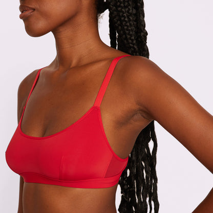 Re:Play Scoop Bralette | Ultra-Soft Re:Play | Archive (Red Velvet)