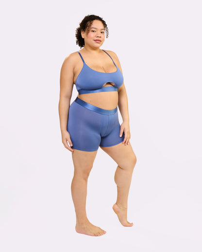 Peekaboo Scoop Bralette | New:Cotton (Dew Drop)