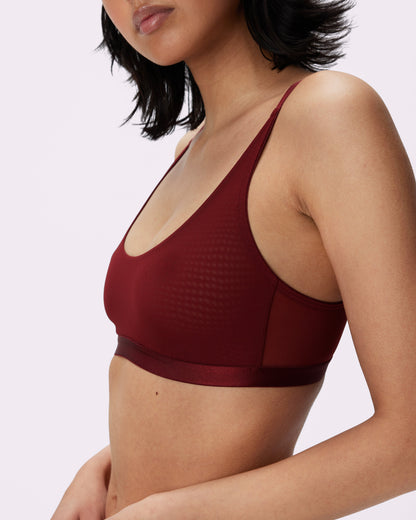Luxe Mesh Scoop Bralette | Silky Mesh (Twilight)