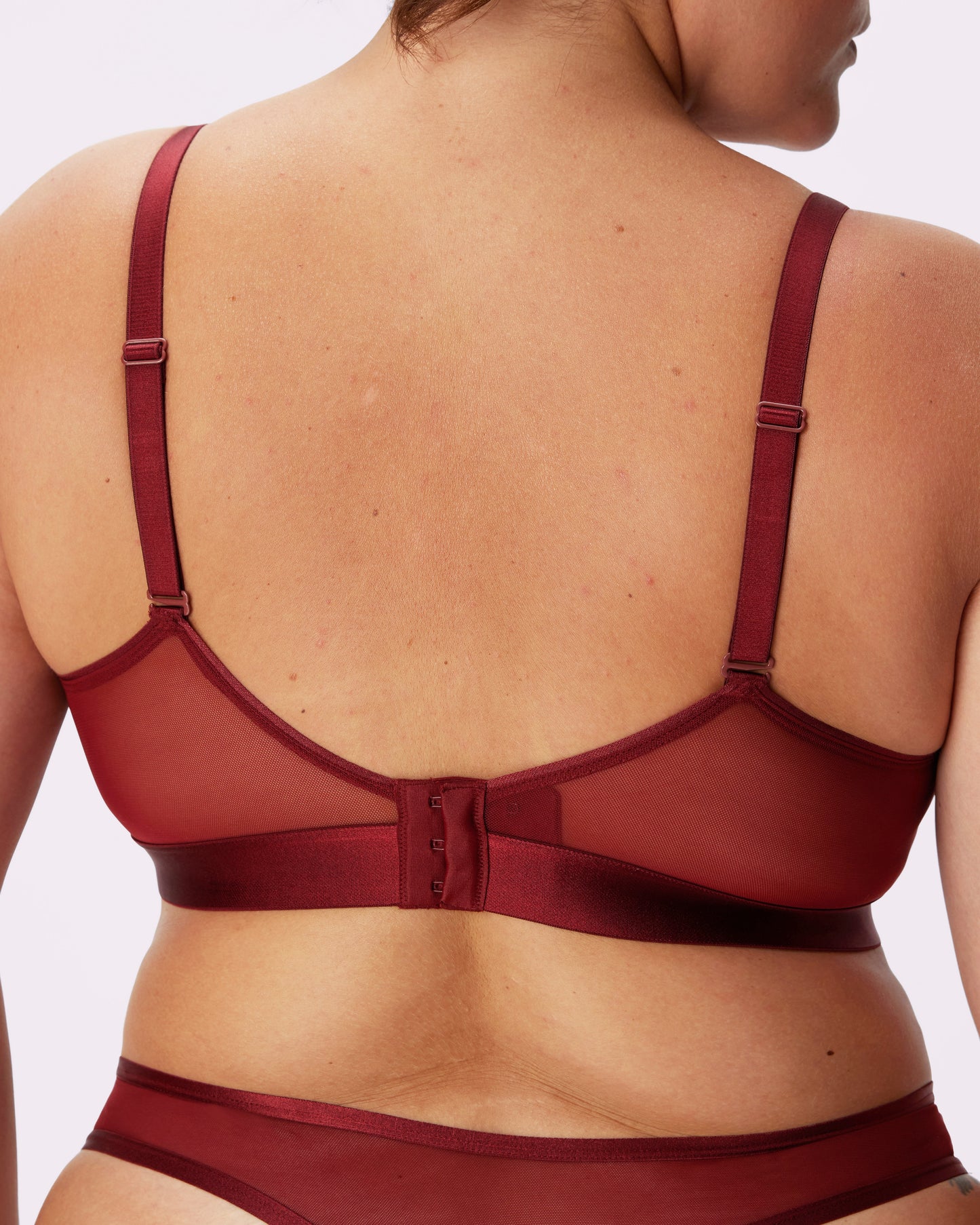 Luxe Mesh Scoop Bralette | Silky Mesh (Twilight)