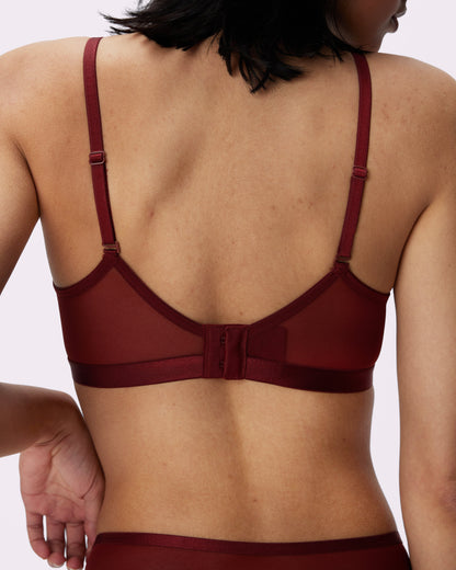 Luxe Mesh Scoop Bralette | Silky Mesh (Twilight)