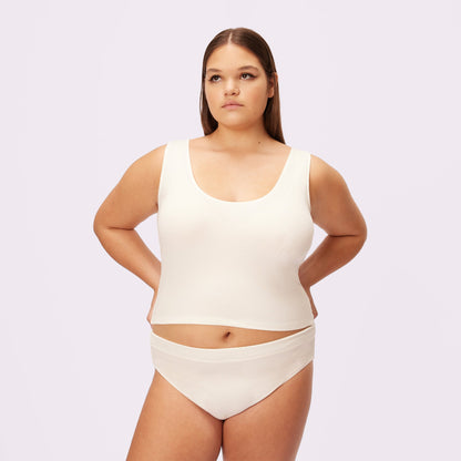 Scoop Tank | Lush Rib | Archive (Cloud)