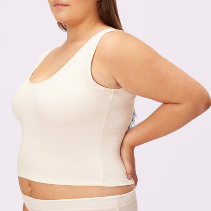 Scoop Tank | Lush Rib | Archive (Cloud)