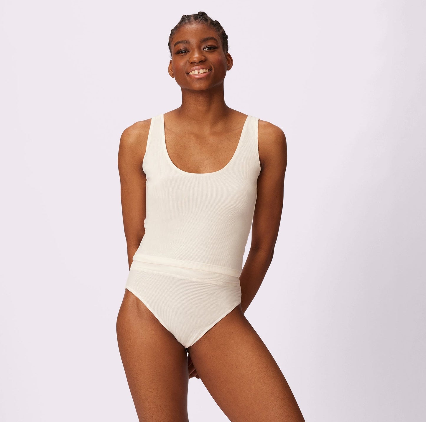 Scoop Tank | Lush Rib | Archive (Cloud)