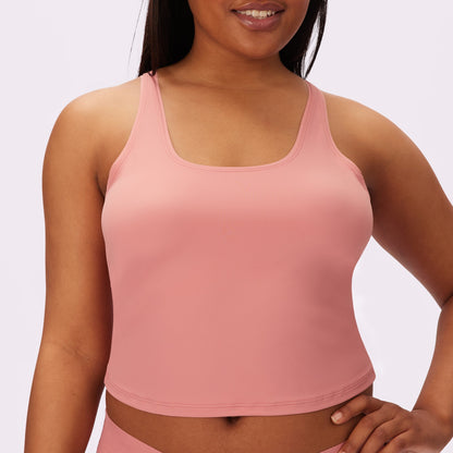 Scoop Neck Tank | Seamless Universal (Pink Canyon)