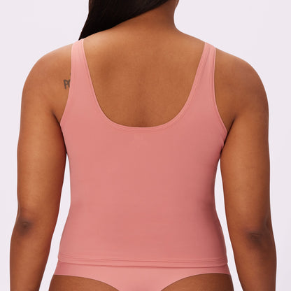Scoop Neck Tank | Seamless Universal (Pink Canyon)