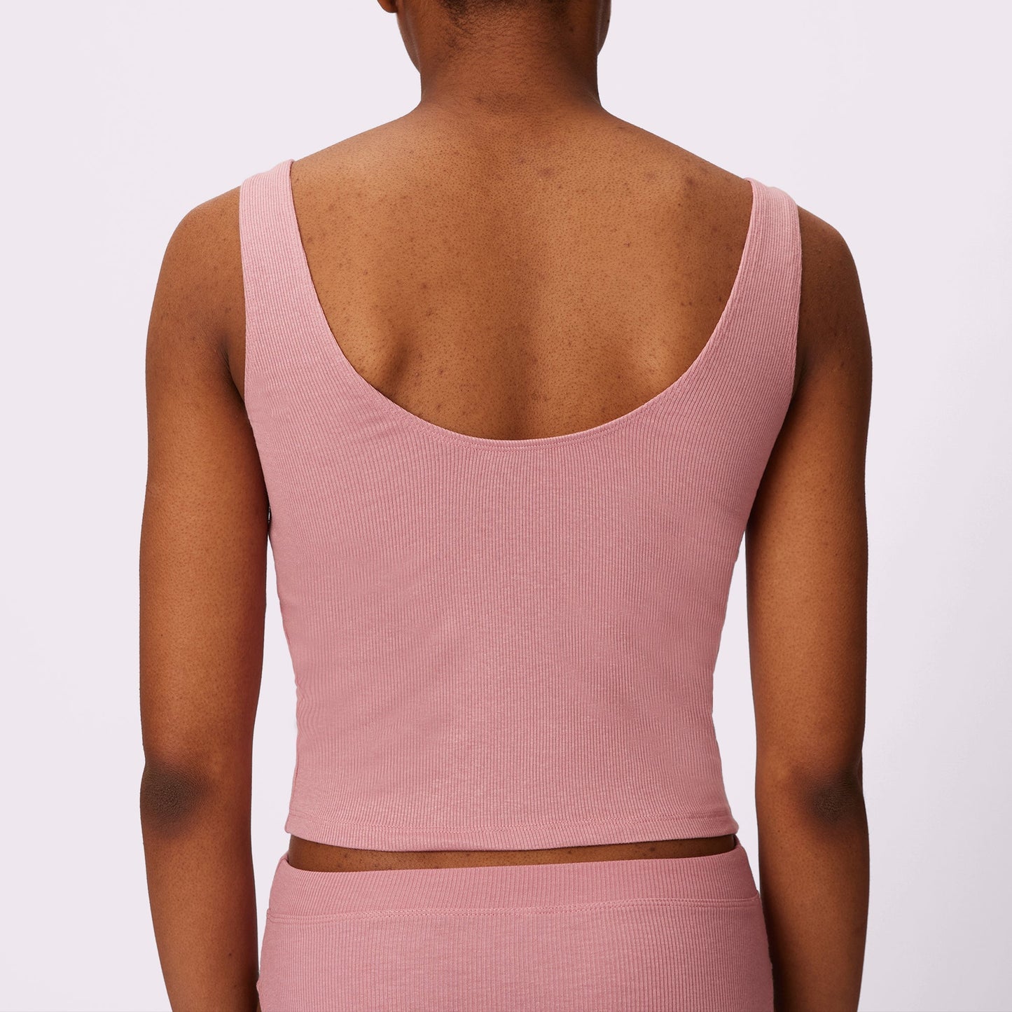 Scoop Tank | Lush Rib | Archive (Rose Petal)