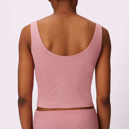 Scoop Tank | Lush Rib | Archive (Rose Petal)