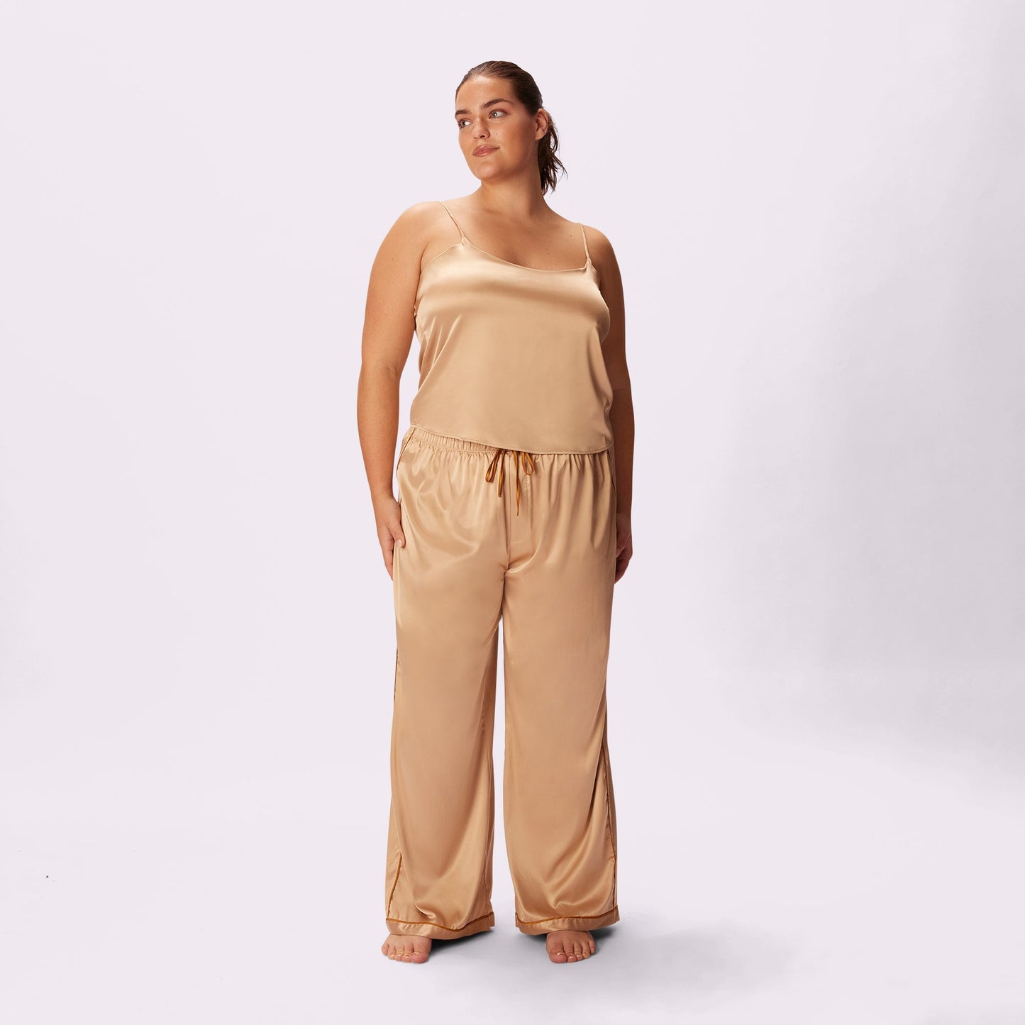 Dream Scoop Cami | Luxe Satin | Archive (Toasted Almond)