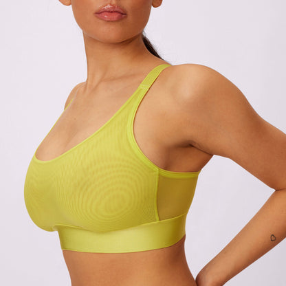 Luxe Mesh Scoop Bralette | Silky Mesh (Eightball)