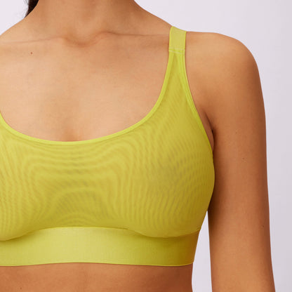 Luxe Mesh Scoop Bralette | Silky Mesh (Eightball)