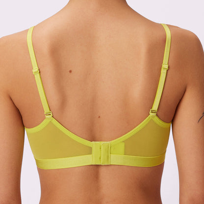 Luxe Mesh Scoop Bralette | Silky Mesh (Eightball)