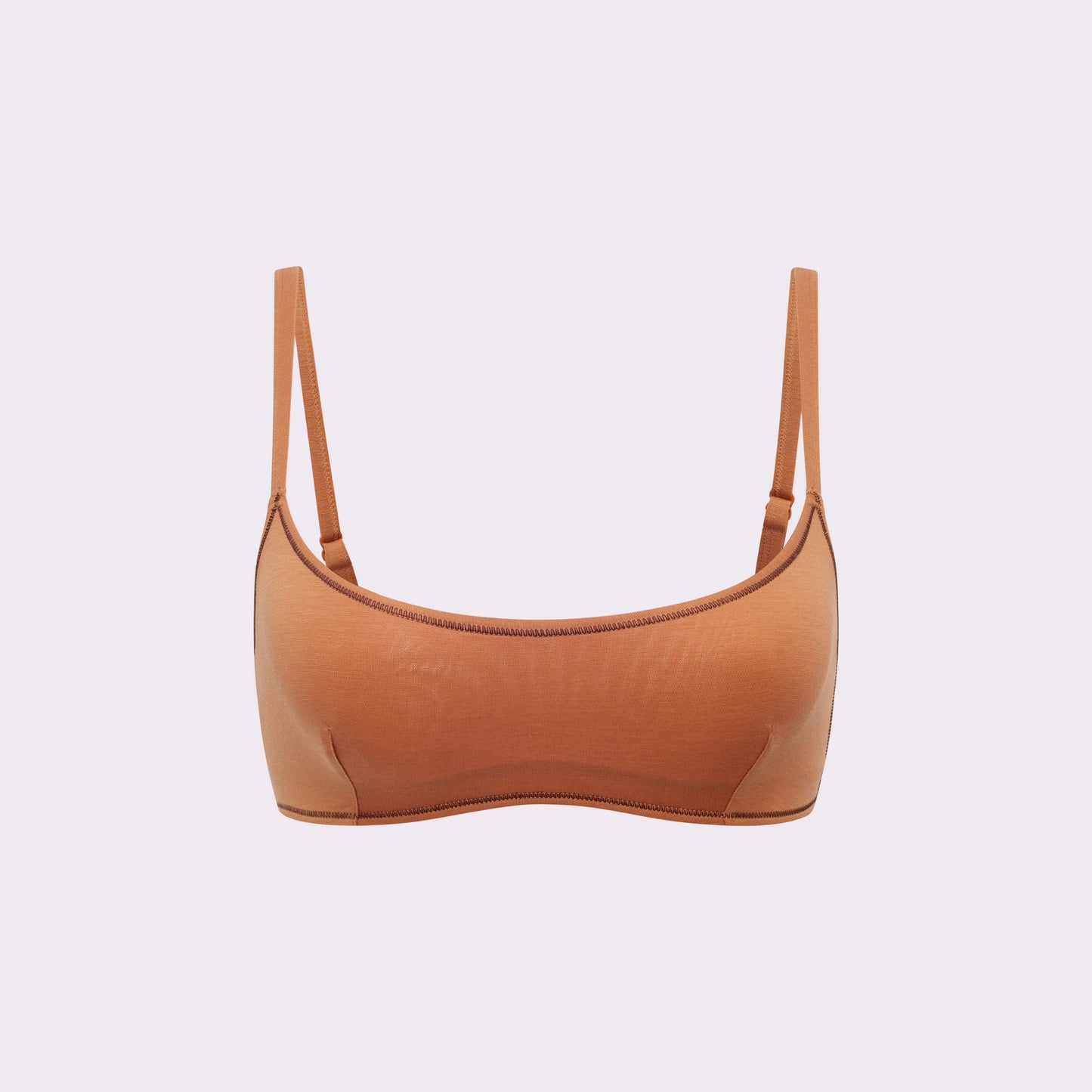 Vintage Soft Scoop Bralette | New:Cotton | Archive (Choco Chip)