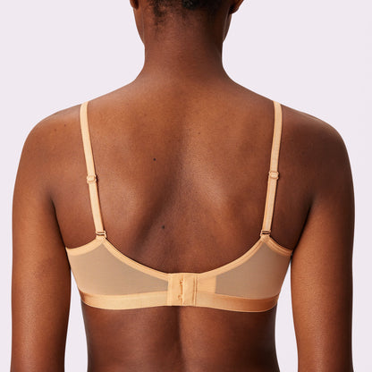 Luxe Mesh Scoop Bralette | Silky Mesh (Eightball)