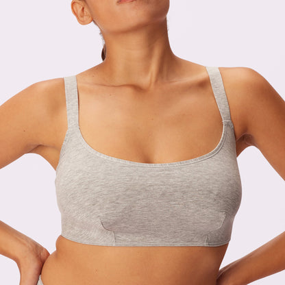Vintage Soft Scoop Bralette | New:Cotton (Eightball)