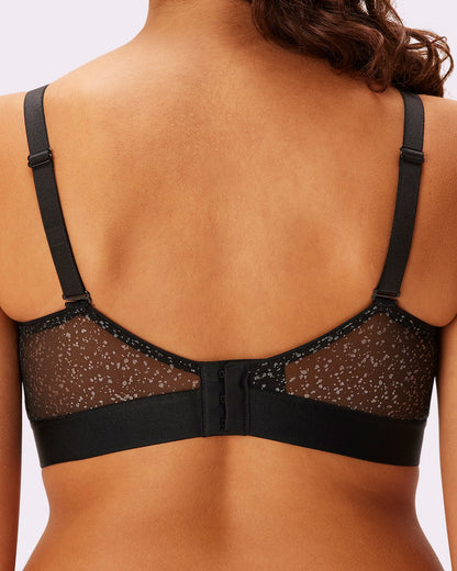 Luxe Mesh Scoop Bralette | Silky Mesh (Eightball)