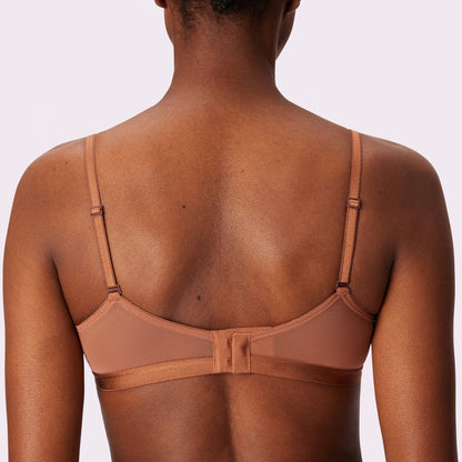 Luxe Mesh Scoop Bralette | Silky Mesh (Eightball)