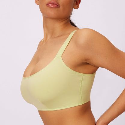 Vintage Soft Scoop Bralette | New:Cotton | Archive (Lime Fizz)