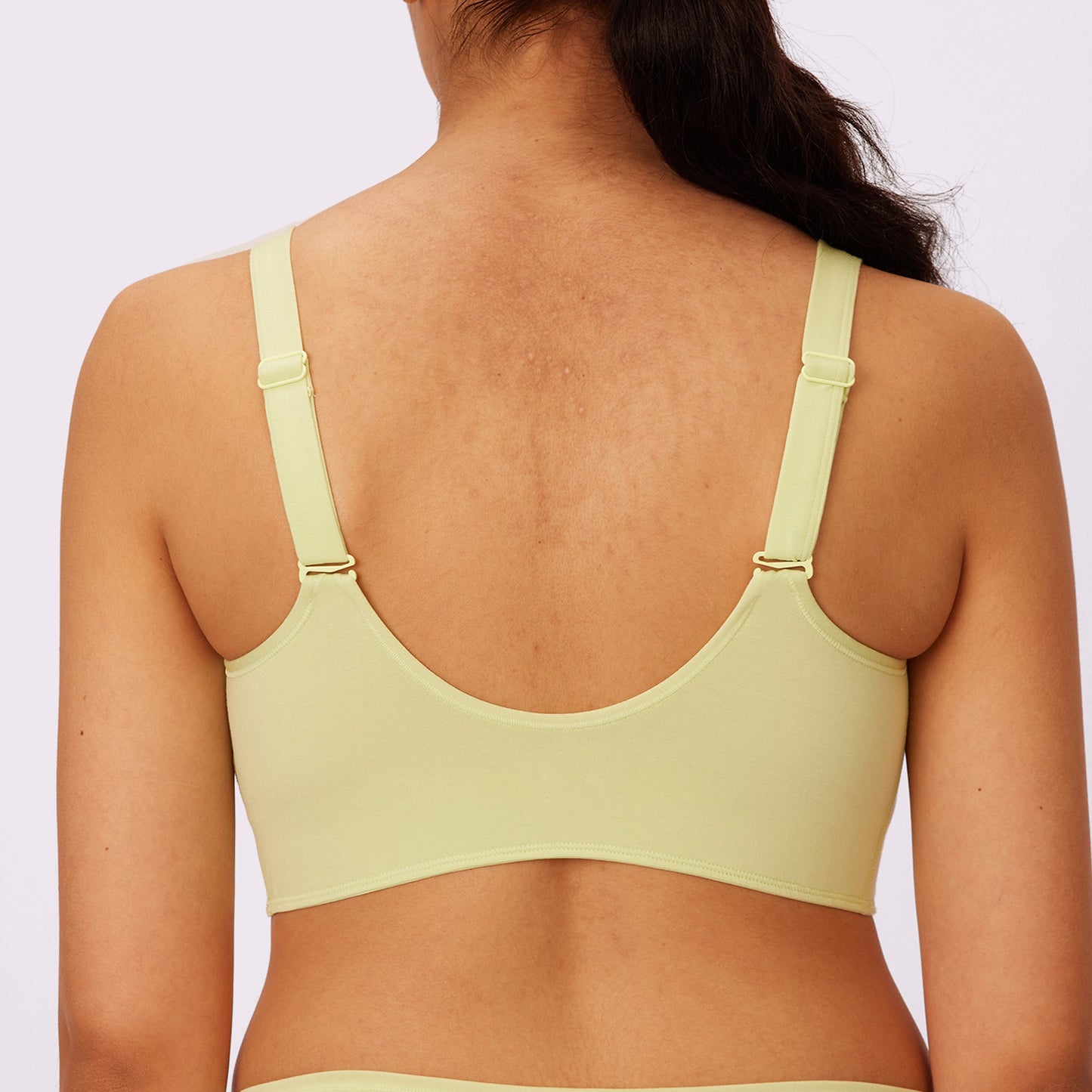 Vintage Soft Scoop Bralette | New:Cotton | Archive (Lime Fizz)